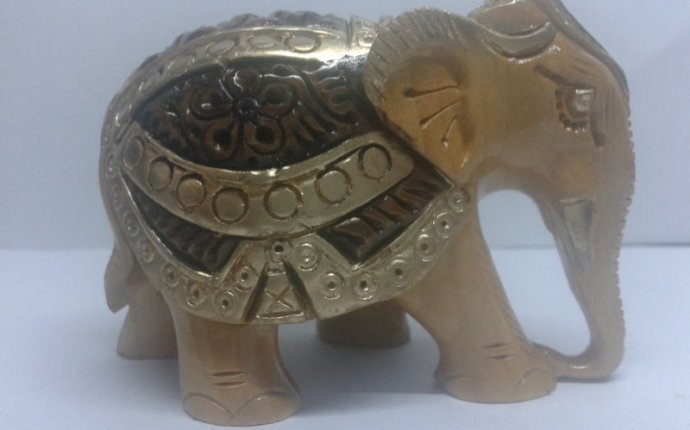 Индийский ручной деревянный домашнего декора слон / дерево слон